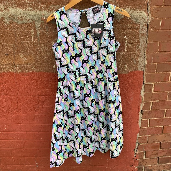 Retrolicious Dresses & Skirts - Retrolicous Unicorn fit And flare dress